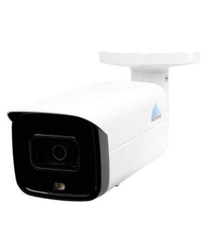 Montavue-5MP 2K IP AI Bullet Camera - H.265, AI Functionality, Active Deterrence, 200ft IR Night Vision & Color Night Optics - Montavue MTB5102-AIAD