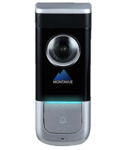 Montavue MTDB2140 Wi-Fi Doorbell Camera with 1080P HD Resolution, 64GB SD Card, Night Vision, 2-Way Audio and PIR Motion Detection