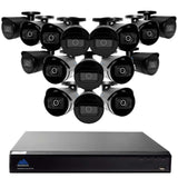 Montavue 16 Channel IP Security System w/ 16 2K Resolution 4MP IP Bullet Cameras, 3TB HDD