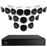 Montavue 16 Channel IP Security System w/ 16 2K Resolution 4MP IP Bullet Cameras, 3TB HDD