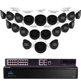 Montavue 32 Channel Commercial 4K Security System w/ 20 4MP IP Bullet Security Cameras, 6TB HDD