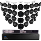 Montavue 32 Channel 4K Ultra HD NVR Security System w/ 32 4MP IP Bullet Security Cameras, 6TB HDD