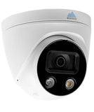 Montavue -5MP HD Active Deterrence Security System w/ 8 5MP Turret Cameras, Two-way audio, Siren, Strobe