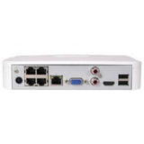 Montavue-4 Channel 4K Ultra HD NVR w/ 1TB Hard Drive, 4 PoE Ports