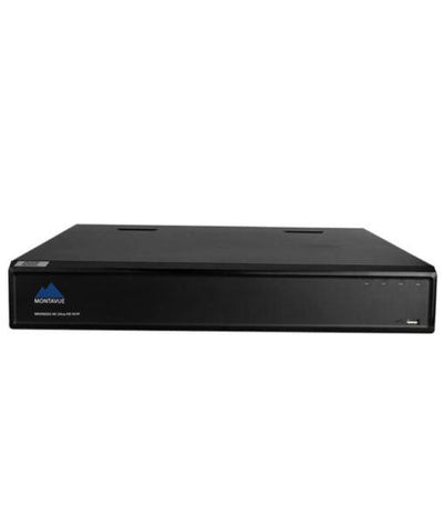 Montavue MNR12326-16 32 Channel 4K Ultra HD NVR w/ 6TB Hard Drive, 16 PoE Ports, MontavueGO Remote Connectivity, ONVIF Compliant, & 40TB HDD Capacity