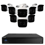 Montavue 8 Channel Security System w/ 8 Pro 4k Motorized Bullet Cameras