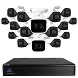 Montavue-Commercial Grade 4K Ultra HD  32 Channel NVR System with 16 Outdoor 4K 8MP  Metal Cameras - 4K @ 30fps