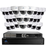 Montavue-32 Channel NVR System with 24 Outdoor 4K 8MP Dome Cameras