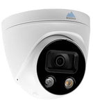 5MP HD Active Deterrence Security System w/ 12 5MP Turret Cameras, Two-way audio, Siren, Strobe